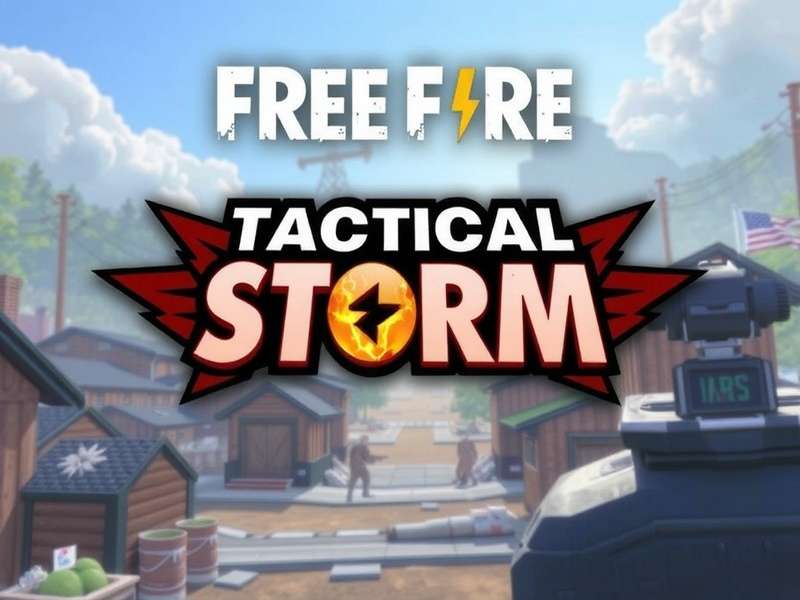 Free Fire Tactical Storm Battle Royale Free Fire Tactical Storm Game Banner